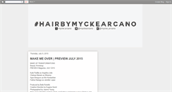 Desktop Screenshot of hairbymyckearcano.blogspot.com