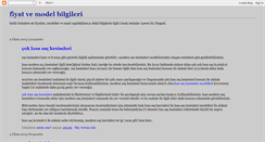 Desktop Screenshot of fiyatmodel.blogspot.com