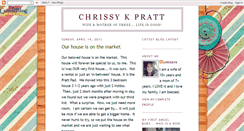 Desktop Screenshot of chrissykpratt.blogspot.com