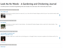 Tablet Screenshot of lookmanoweeds.blogspot.com