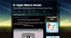 Desktop Screenshot of blogdopastorvagner.blogspot.com