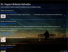 Tablet Screenshot of blogdopastorvagner.blogspot.com