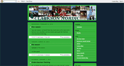 Desktop Screenshot of clarksonnordic.blogspot.com
