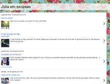 Tablet Screenshot of juliaemexcesso.blogspot.com