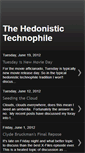 Mobile Screenshot of hedonistictechnophile.blogspot.com