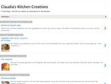 Tablet Screenshot of claudiaskitchencreations.blogspot.com