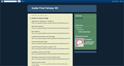 Desktop Screenshot of guidefinalfantasyxiii.blogspot.com