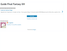 Tablet Screenshot of guidefinalfantasyxiii.blogspot.com
