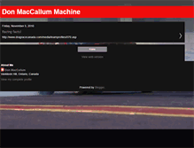 Tablet Screenshot of donmaccallum.blogspot.com