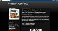 Desktop Screenshot of misviajesuniversitarios.blogspot.com