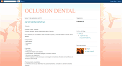 Desktop Screenshot of oclusondentalteran.blogspot.com