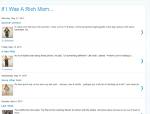 Tablet Screenshot of ifiwasarichmom.blogspot.com