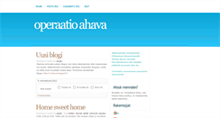 Desktop Screenshot of operaatioahava.blogspot.com