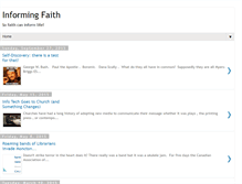 Tablet Screenshot of informingfaith.blogspot.com