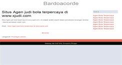 Desktop Screenshot of bardoacorde.blogspot.com