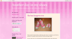 Desktop Screenshot of dayinshoes.blogspot.com