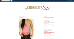 Desktop Screenshot of mychocolatelegs.blogspot.com