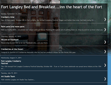 Tablet Screenshot of fortlangleybedandbreakfast.blogspot.com