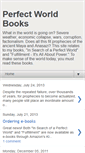 Mobile Screenshot of insearchofaperfectworld.blogspot.com