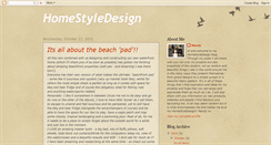 Desktop Screenshot of myhomestyledesign.blogspot.com