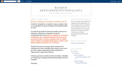 Desktop Screenshot of anticonstitucionalistas.blogspot.com