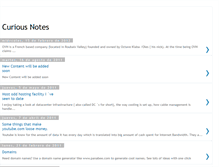 Tablet Screenshot of curiousitynotes.blogspot.com