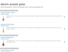 Tablet Screenshot of electricguitaracoustic.blogspot.com