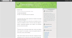 Desktop Screenshot of deliriosdemomento.blogspot.com