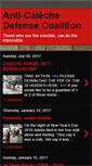 Mobile Screenshot of anti-calechedefensecoalition.blogspot.com