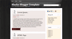 Desktop Screenshot of blacko-template.blogspot.com