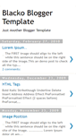 Mobile Screenshot of blacko-template.blogspot.com