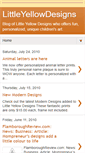 Mobile Screenshot of littleyellowdesigns.blogspot.com