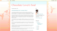 Desktop Screenshot of chocolateloversoul.blogspot.com