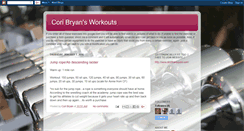 Desktop Screenshot of coribryan.blogspot.com
