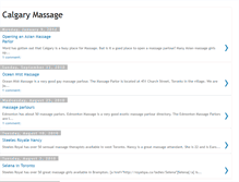 Tablet Screenshot of calgarymassageparlours.blogspot.com