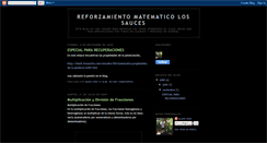 Desktop Screenshot of lossaucesmatematica.blogspot.com