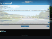 Tablet Screenshot of iphoneorignal.blogspot.com