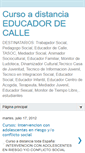 Mobile Screenshot of cursoeducadordecalle.blogspot.com