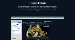 Desktop Screenshot of grupos-de-rock.blogspot.com