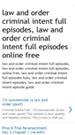 Mobile Screenshot of lawandordercriminalintentfullepisodes.blogspot.com