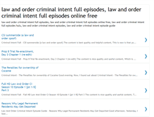 Tablet Screenshot of lawandordercriminalintentfullepisodes.blogspot.com