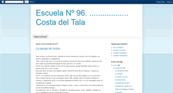 Desktop Screenshot of escuela96costadeltala.blogspot.com