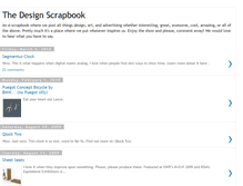 Tablet Screenshot of designscrapbook.blogspot.com