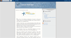 Desktop Screenshot of cancuntravelnow.blogspot.com