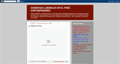 Desktop Screenshot of exigenciaslaborables.blogspot.com