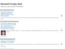 Tablet Screenshot of howardscrustysock.blogspot.com