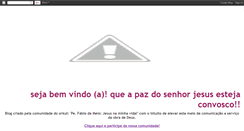 Desktop Screenshot of pefabiojesusnaminhavida.blogspot.com