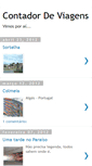 Mobile Screenshot of contadordeviagens.blogspot.com