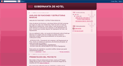 Desktop Screenshot of gobernantadehotel.blogspot.com