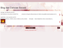 Tablet Screenshot of blogdascienciasociais.blogspot.com